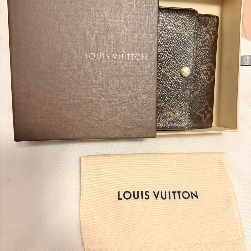 Louis Vuitton Dark Brown Monogram Wallet